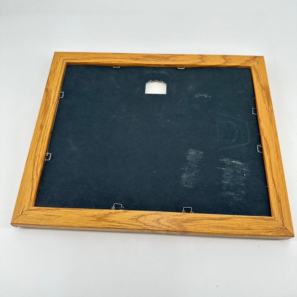 Anna Scott Framed Art Happiness is Like Jam Vintage Oak Wood Frame Wall Decor - Picture 6 of 8